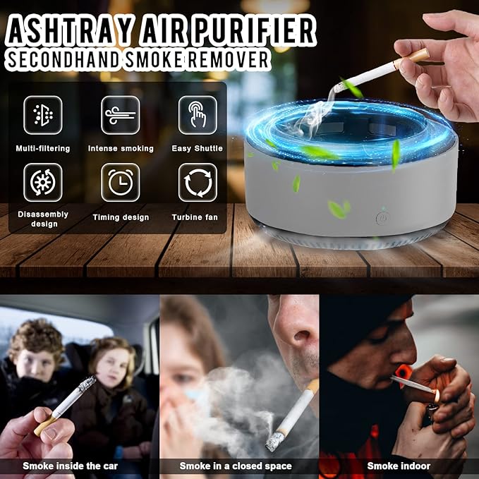 Cenicero anti humo