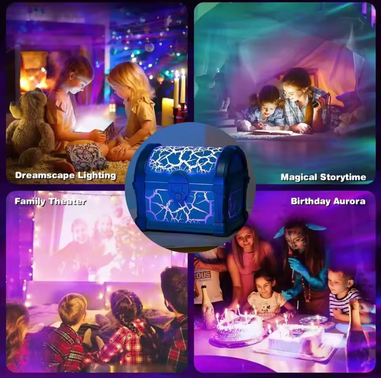 Lampara Galaxia cofre  pirata